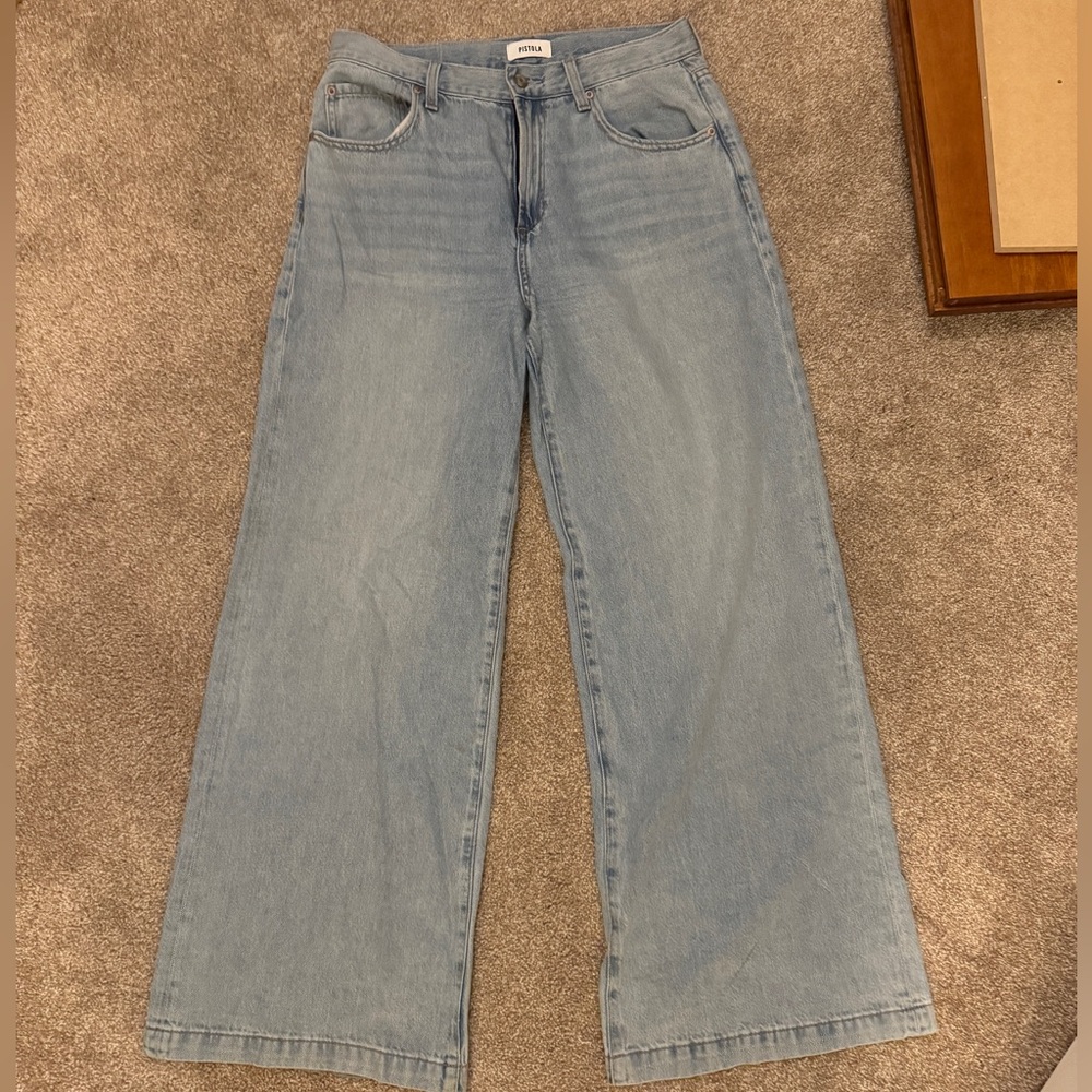 PISTOLA JADYN LOW-RISE WIDE-LEG JEANS